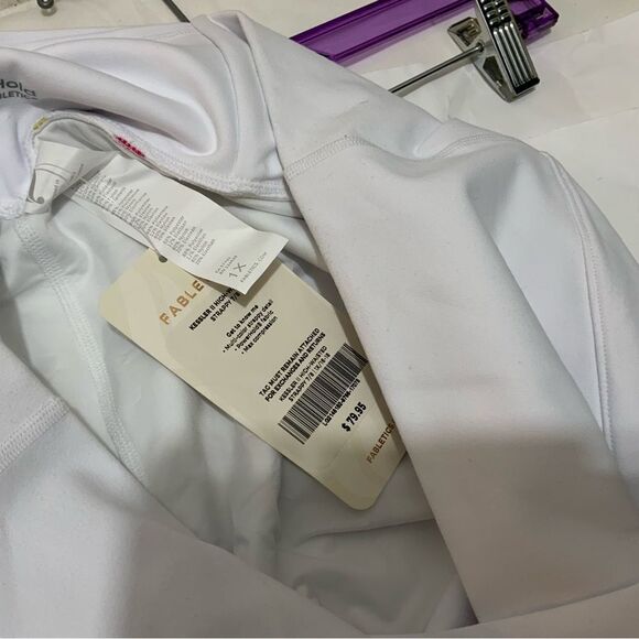 Fabletics Kessler ll High-Waisted Leggings Size 1X 16-18 Plush Pink Multi White - Picture 6 of 9